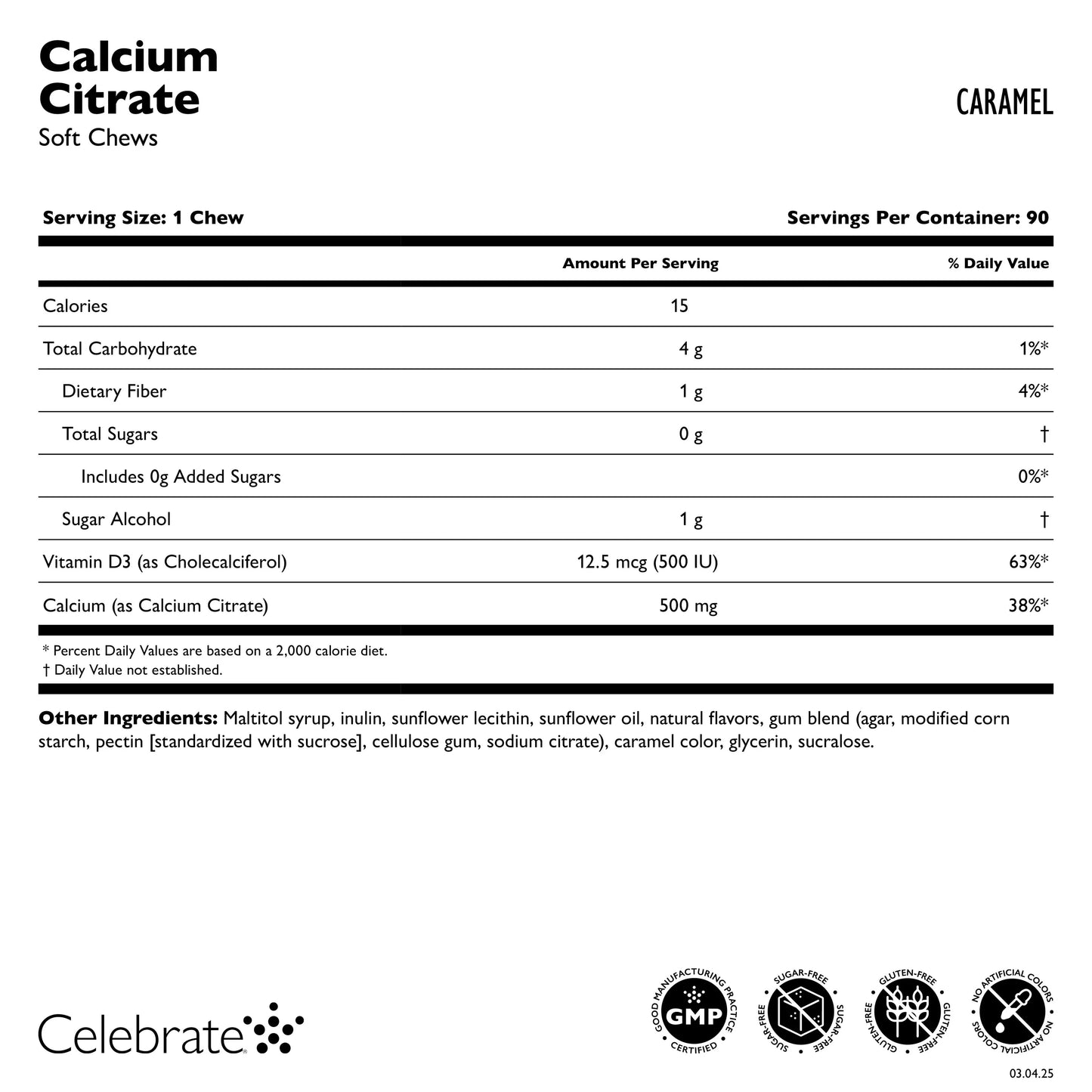 Calcium Citrate Soft Chews