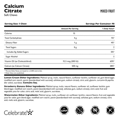 Calcium Citrate Soft Chews