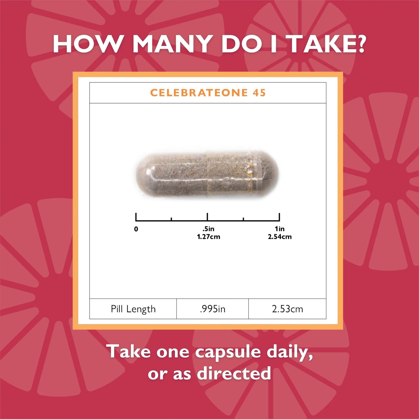 CelebrateONE 45 con Hierro | Cásulas